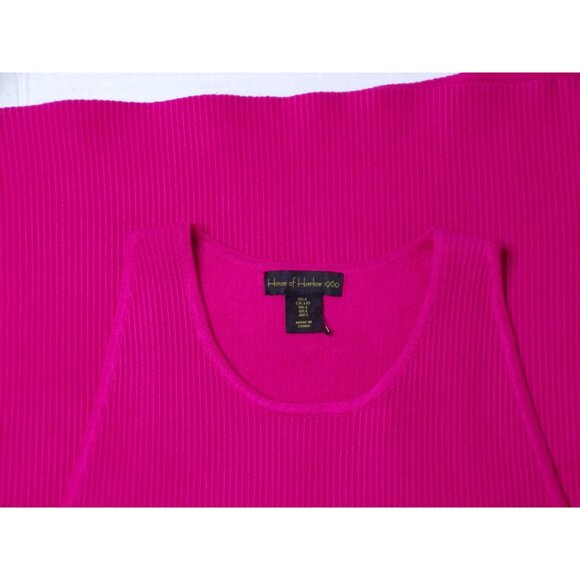 🆕 HOUSE OF HARLOW 1960 Knit Mini Dress Large Pink - Picture 11 of 11